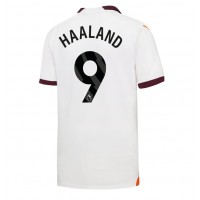 Camisa de time de futebol Manchester City Erling Haaland #9 Replicas 2º Equipamento 2023-24 Manga Curta